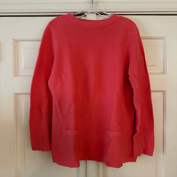 Talbots coral sweater - Picture 1 of 4
